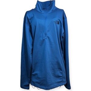 The north face blue men’s quarter zip size small outdoors causal pullover comfy​